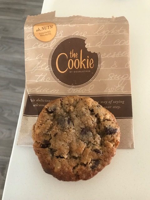 Warm Doubletree Chocolate Chip Cookie