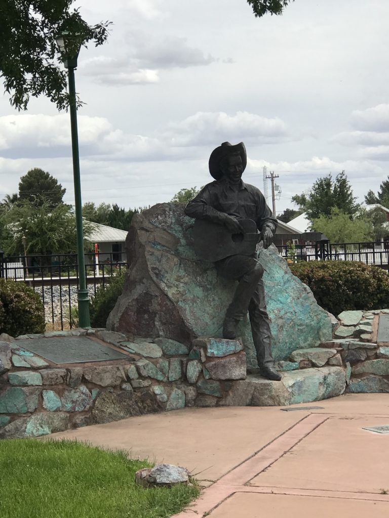 Rex Allen Statue in Willcox Park