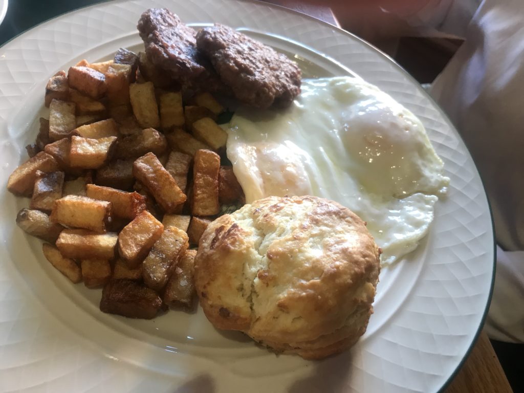 Breakfast at the Pollard Hotel, Red Lodge, MT