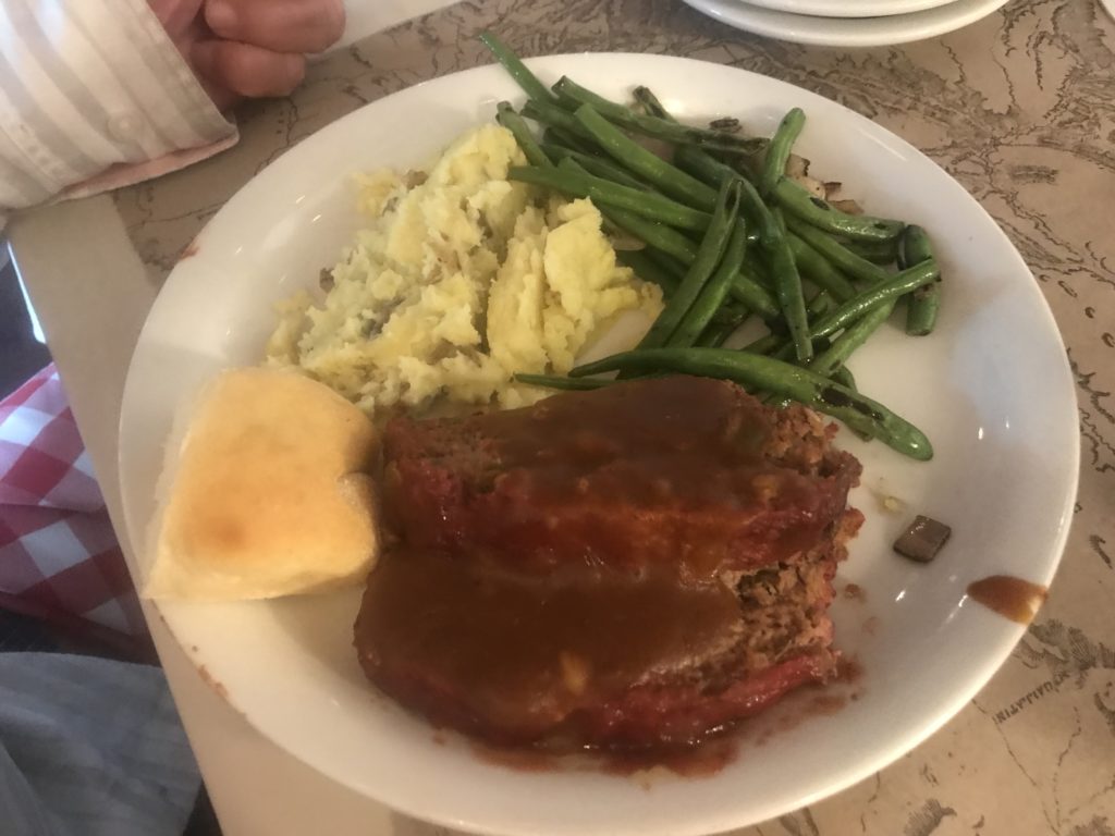 Bison Meatloaf at Ted's Montana Grill