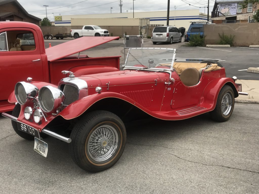 Beautiful Jag at Kalispell's car show