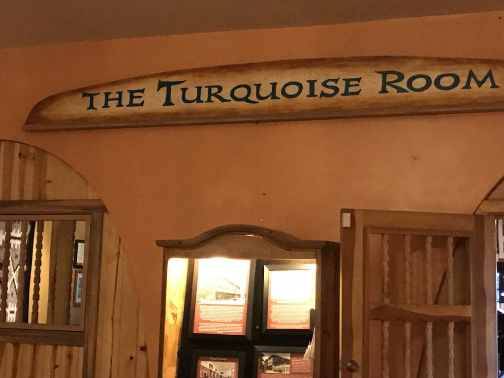 The Turquoise Room in La Posada, Winslow AZ