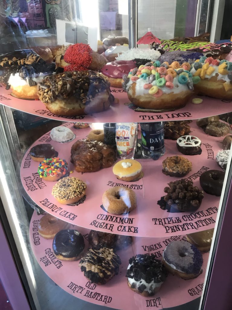 Carrousel of doughnuts Voodoo Portland