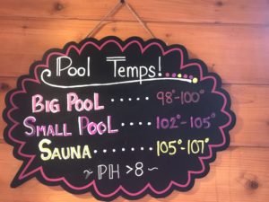 Pool Temps at Elkhorn Hot Springs, MT