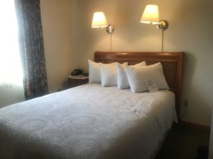Comfy Room at Pollard Hotel, Red lodge, MT