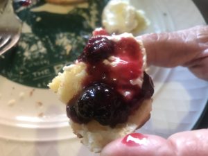 Berry Jam on Biscuit at Pollard Hotel