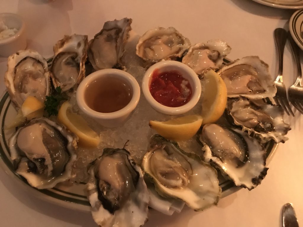 oysters at Jakes Portland Oregon