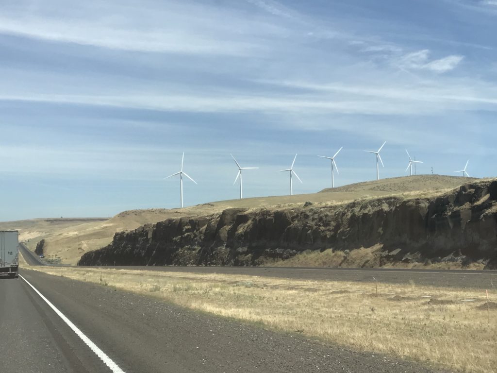 Wind Generators in Washington and Oregon