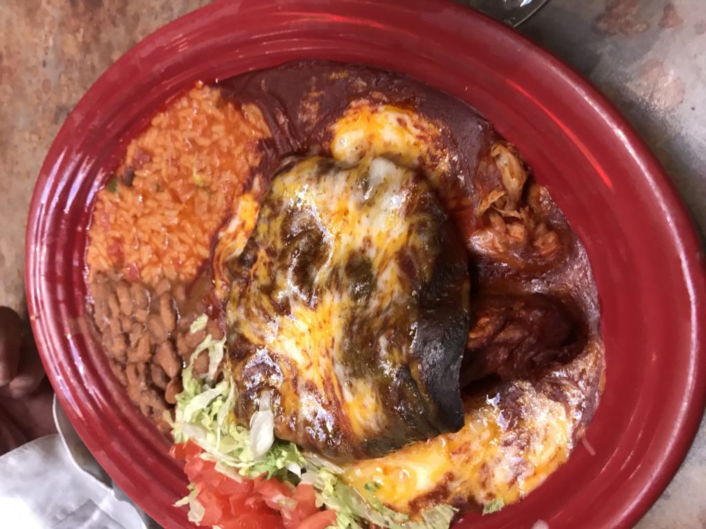 Enchiladas at El Patron, ABQ,NM
