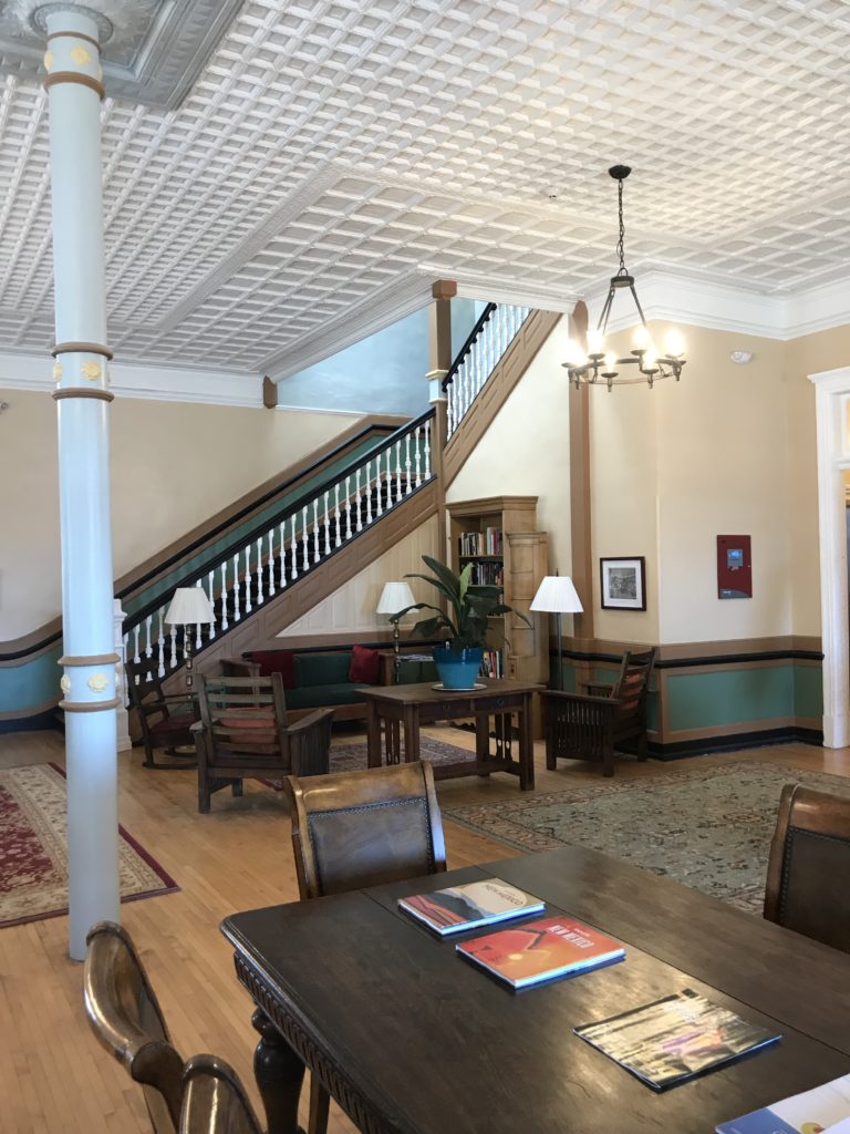 Lobby 2019 Casteñada Hotel, Las Vegas, NM