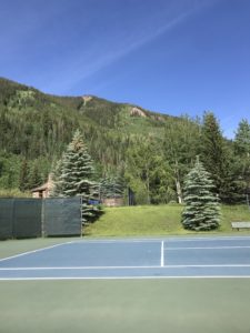 Tennis courts at Vail Racquet Club Resort