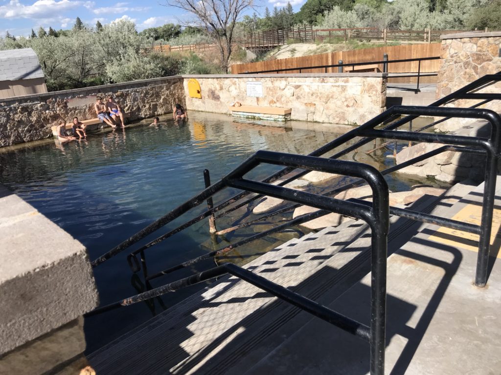 Big Pool at Saratoga Hot Springs, WY