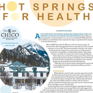 Hot Springs for Health {Distinctly Montana Magazine)