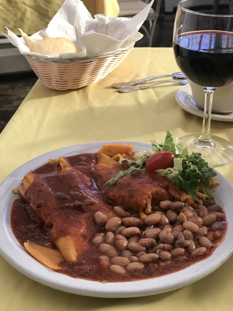 Tamales, Sopapillos and Wine