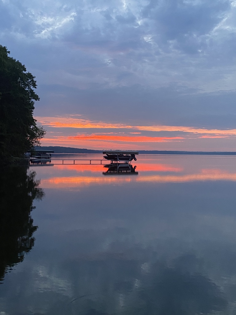 Sunrise at Grindstone Lake