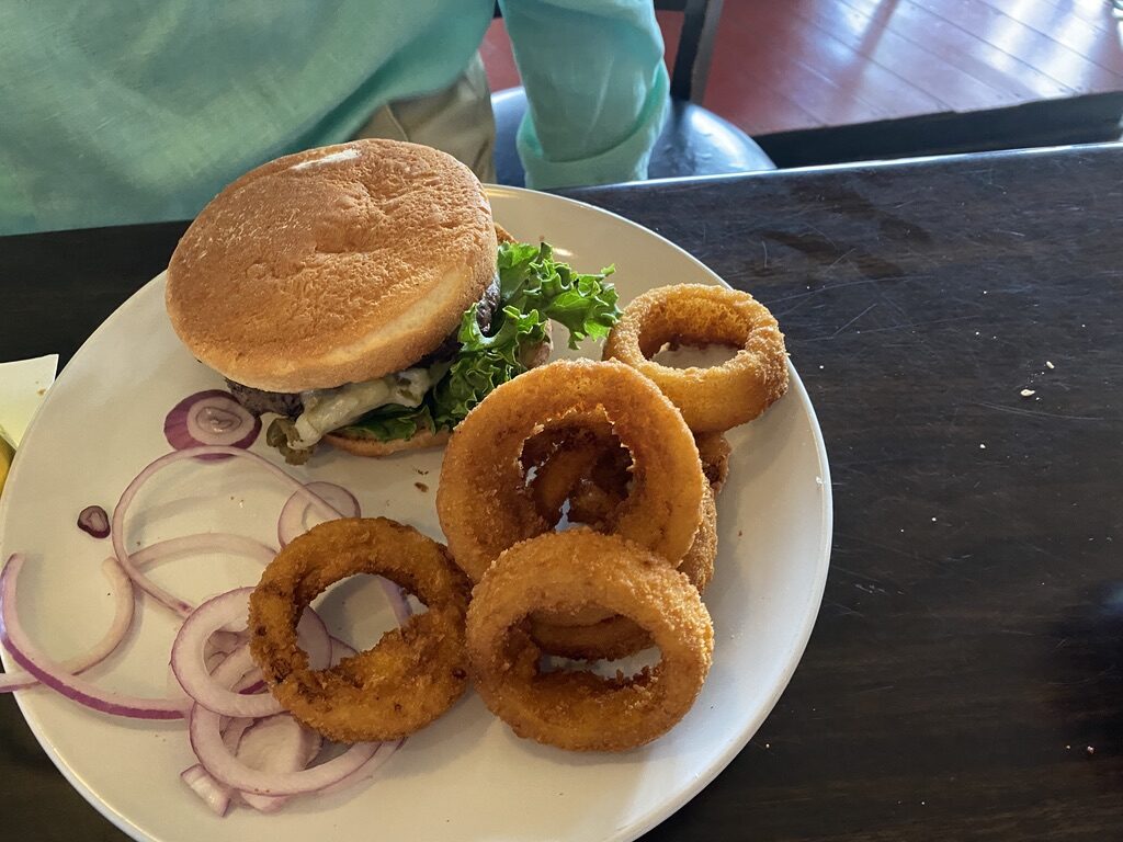 Bison Burger at One Eyed Buffalo