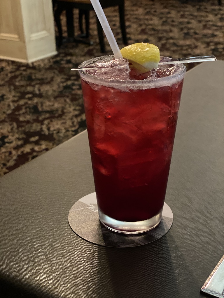 Sacajawea Pompey's Grill Huckleberry Lemonade  in Three Forks Montana